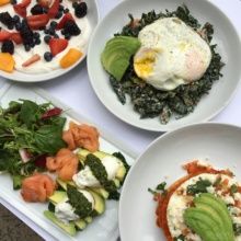 Gluten-free breakfast spread from 208 Rodeo